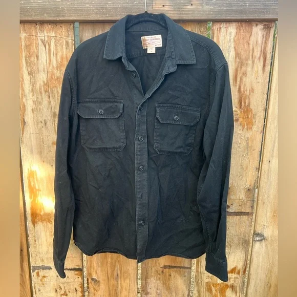 Filson Black Button Up - Picture 3 of 5